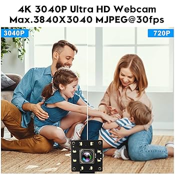USBカメラ 4K 120fps 1080P　12MP　3倍手動光学ズームレンズ Amazon.co.jp: ELP 4K 60fps HDMI USBカメラ手動ズームウェブ
